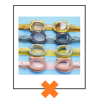 Duikbril Krab roze/blauw